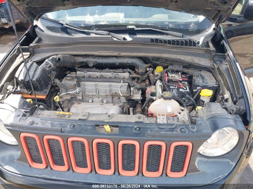 2017 Jeep Renegade Altitude Fwd VIN: ZACCJABB9HPF06656 Lot: 39733170