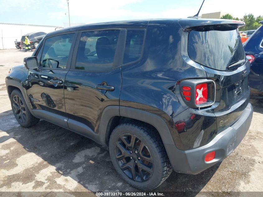 2017 Jeep Renegade Altitude Fwd VIN: ZACCJABB9HPF06656 Lot: 39733170