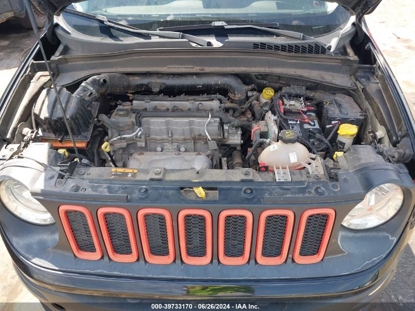 2017 Jeep Renegade Altitude Fwd VIN: ZACCJABB9HPF06656 Lot: 39733170