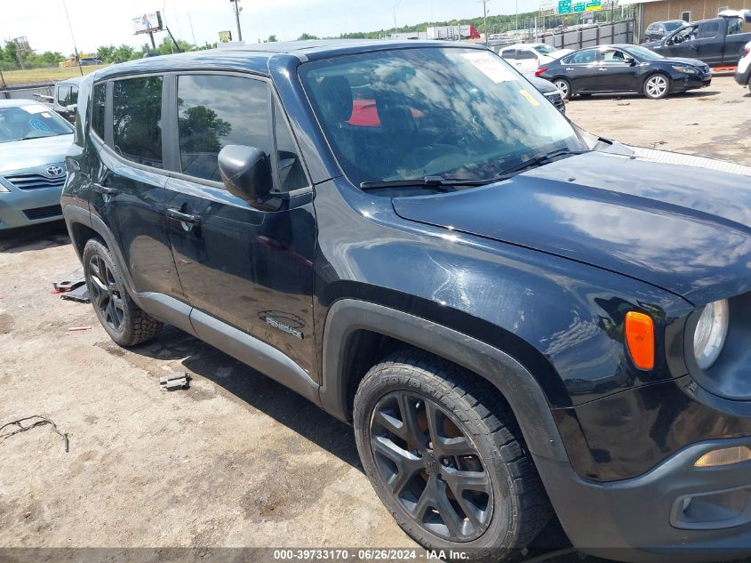 2017 Jeep Renegade Altitude Fwd VIN: ZACCJABB9HPF06656 Lot: 39733170