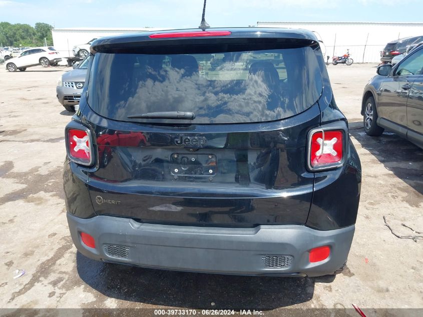 2017 Jeep Renegade Altitude Fwd VIN: ZACCJABB9HPF06656 Lot: 39733170