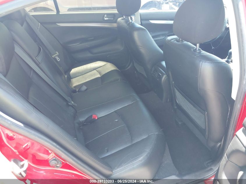 2010 Infiniti G37X VIN: JN1CV6AR8AM454525 Lot: 39733203