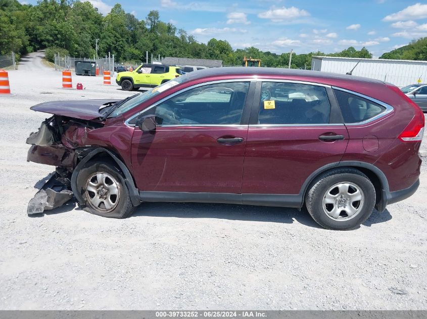 2014 Honda Cr-V Lx VIN: 5J6RM4H3XEL001660 Lot: 39733252