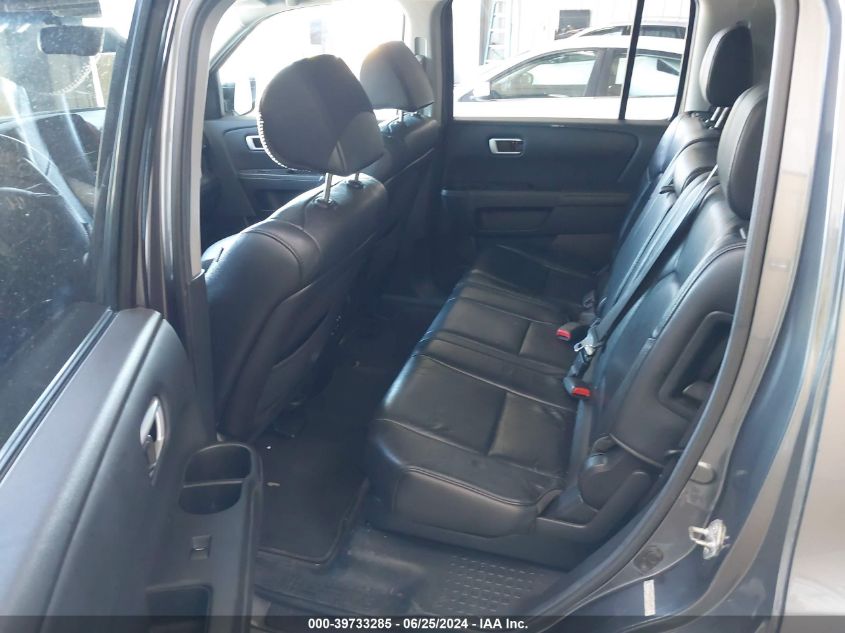 2012 Honda Pilot Ex-L VIN: 5FNYF4H69CB008833 Lot: 39733285