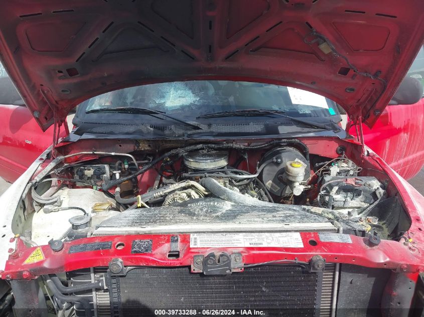 1998 Dodge Ram 1500 St VIN: 1B7HF16Y8WS627210 Lot: 39733288