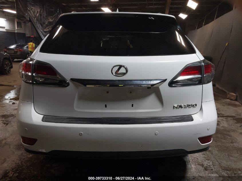 2015 Lexus Rx 350 Crafted Line VIN: 2T2BK1BA6FC308508 Lot: 39733310