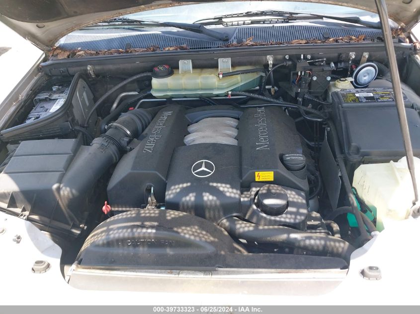 1999 Mercedes-Benz Ml 320 VIN: 4JGAB54E4XA068612 Lot: 39733323