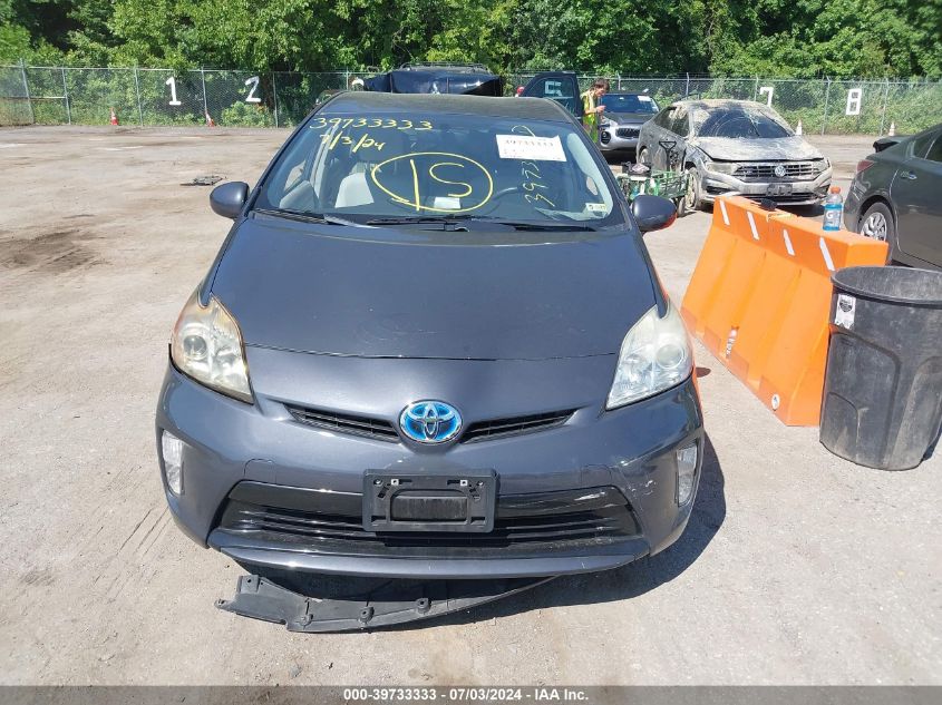 2015 Toyota Prius VIN: JTDKN3DU9F0402195 Lot: 39733333