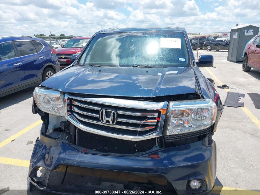 2012 Honda Pilot Ex-L VIN: 5FNYF3H5XCB019633 Lot: 39733347