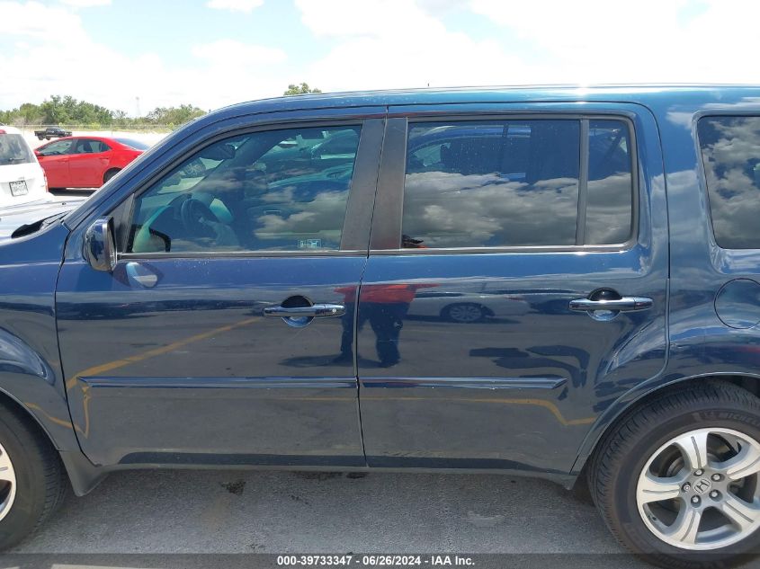 2012 Honda Pilot Ex-L VIN: 5FNYF3H5XCB019633 Lot: 39733347