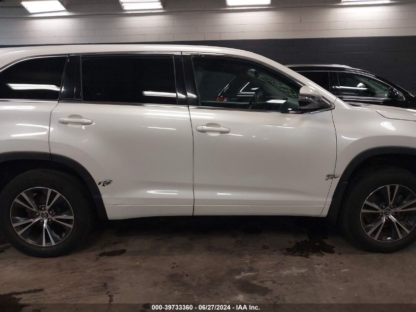 2017 Toyota Highlander Le VIN: 5TDBZRFH0HS423170 Lot: 39733360