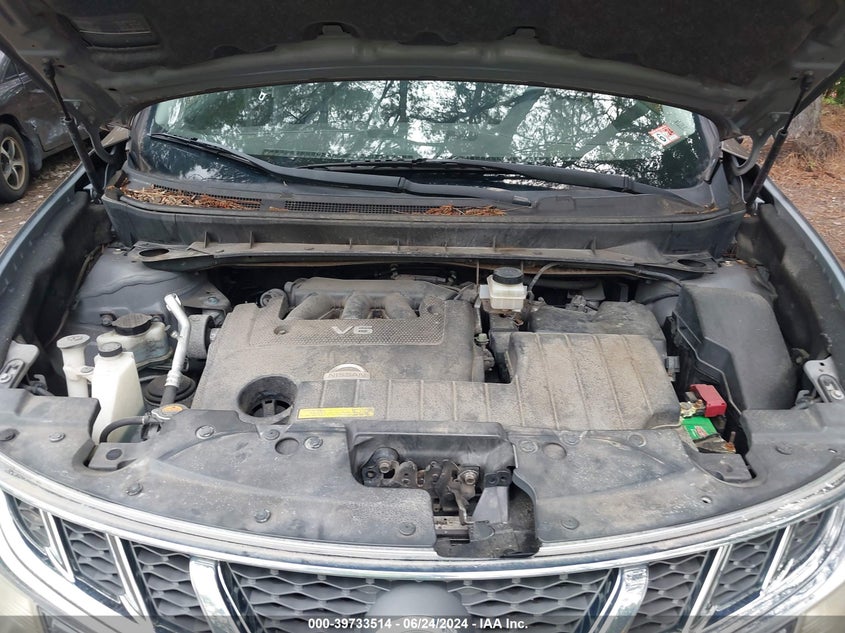 2011 Nissan Murano Sl VIN: JN8AZ1MW6BW158734 Lot: 39733514