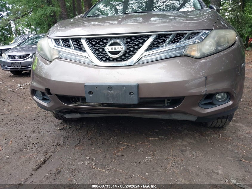 2011 Nissan Murano Sl VIN: JN8AZ1MW6BW158734 Lot: 39733514