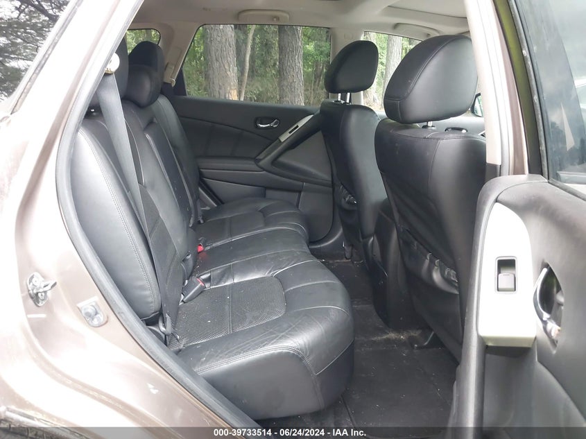 2011 Nissan Murano Sl VIN: JN8AZ1MW6BW158734 Lot: 39733514