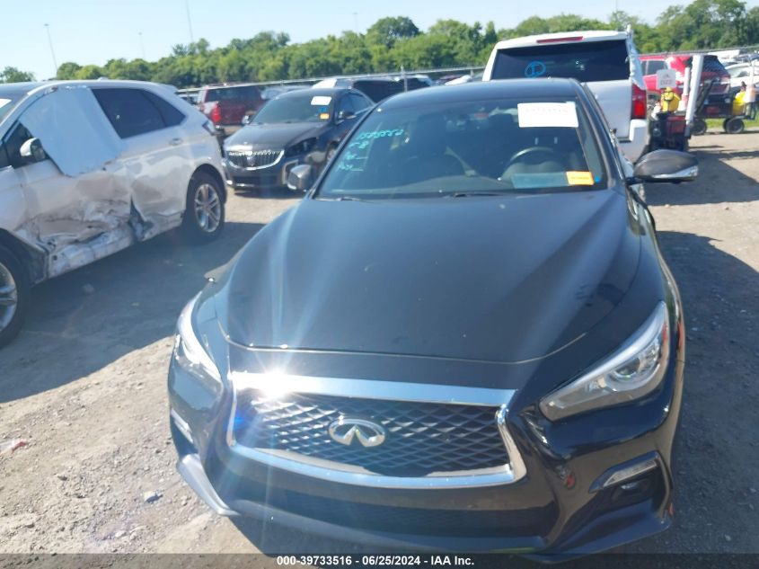 2018 Infiniti Q50 Red Sport 400 VIN: JN1FV7AR4JM48150 Lot: 39733516