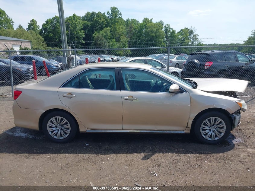 2012 Toyota Camry Le VIN: 4T4BF1FK4CR167076 Lot: 39733581