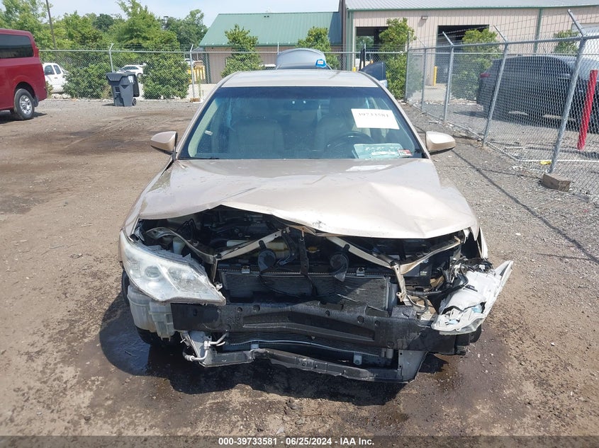 2012 Toyota Camry Le VIN: 4T4BF1FK4CR167076 Lot: 39733581