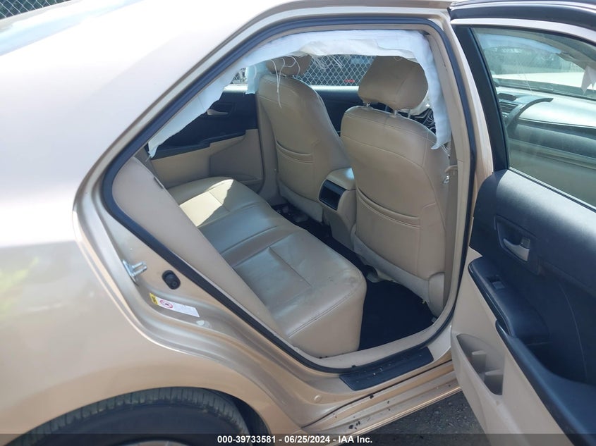 2012 Toyota Camry Le VIN: 4T4BF1FK4CR167076 Lot: 39733581