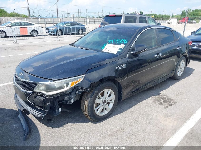 2016 Kia Optima Lx VIN: 5XXGT4L30GG037433 Lot: 39733592