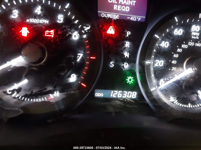 2009 Lexus Es 350 VIN: JTHBJ46G192302687 Lot: 39733605