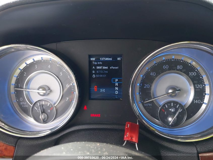 2014 Chrysler 300 VIN: 2C3CCAAG2EH337038 Lot: 39733620