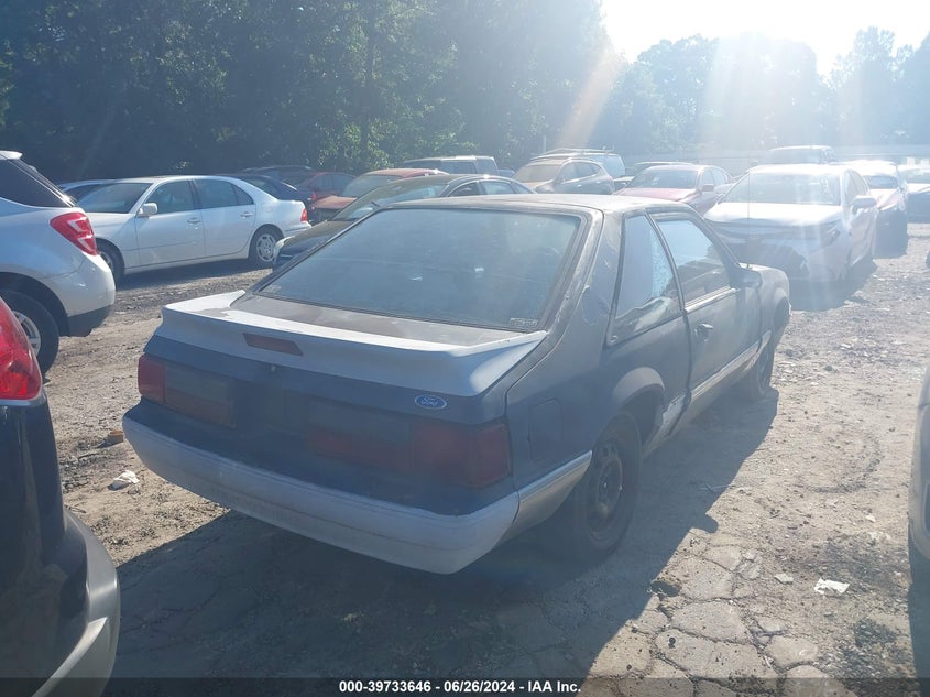1992 Ford Mustang Lx VIN: 1FACP41M4NF157056 Lot: 39733646