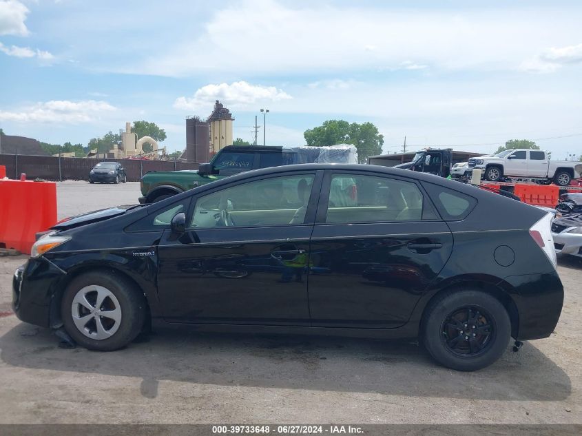 2012 Toyota Prius Two VIN: JTDKN3DU5C5474476 Lot: 39733648