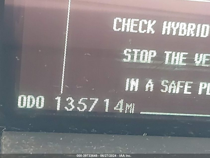 2012 Toyota Prius Two VIN: JTDKN3DU5C5474476 Lot: 39733648