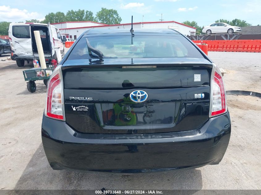 2012 Toyota Prius Two VIN: JTDKN3DU5C5474476 Lot: 39733648