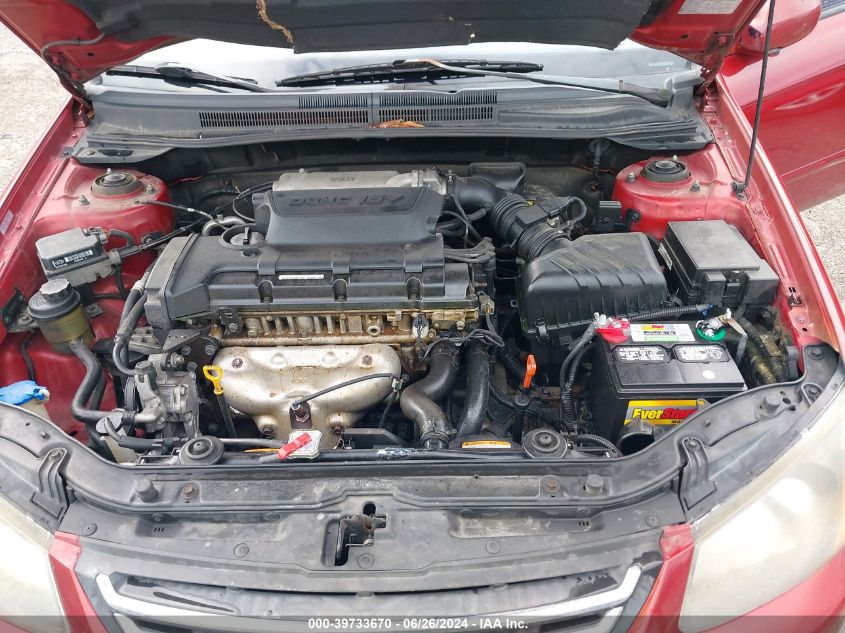 2009 Kia Spectra Ex VIN: KNAFE221095586550 Lot: 39733670