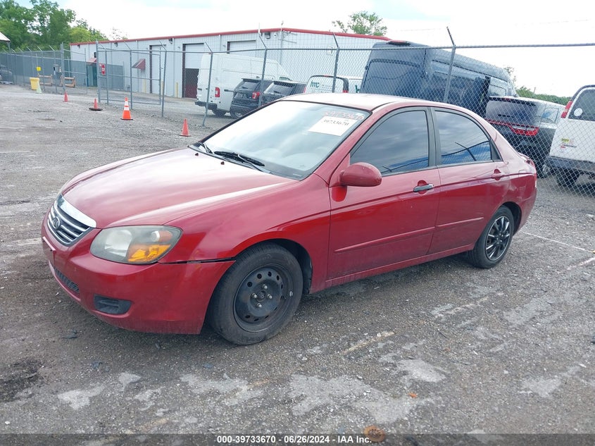 2009 Kia Spectra Ex VIN: KNAFE221095586550 Lot: 39733670