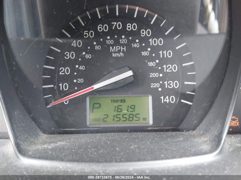 2009 Kia Spectra Ex VIN: KNAFE221095586550 Lot: 39733670