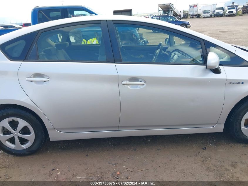 JTDKN3DU3D5574741 2013 Toyota Prius Two