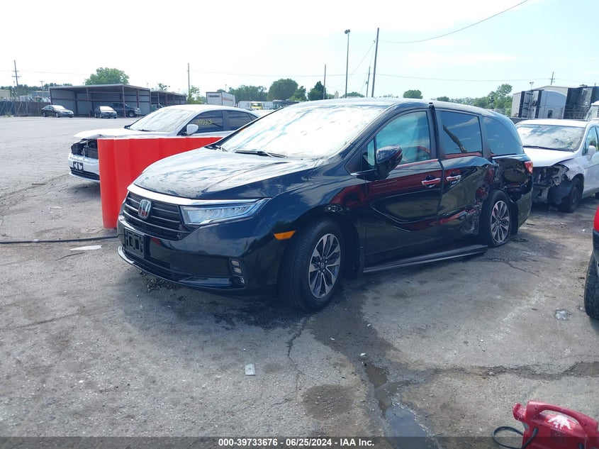 VIN 5FNRL6H76MB033773 2021 HONDA ODYSSEY EX-L