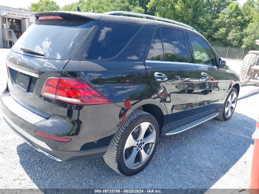 2018 Mercedes-Benz Gle 350 4Matic VIN: 4JGDA5HB3JB048787 Lot: 39733708