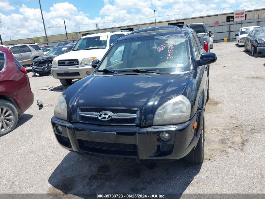 2006 Hyundai Tucson Gls/Limited VIN: KM8JN12D76U418435 Lot: 39733723