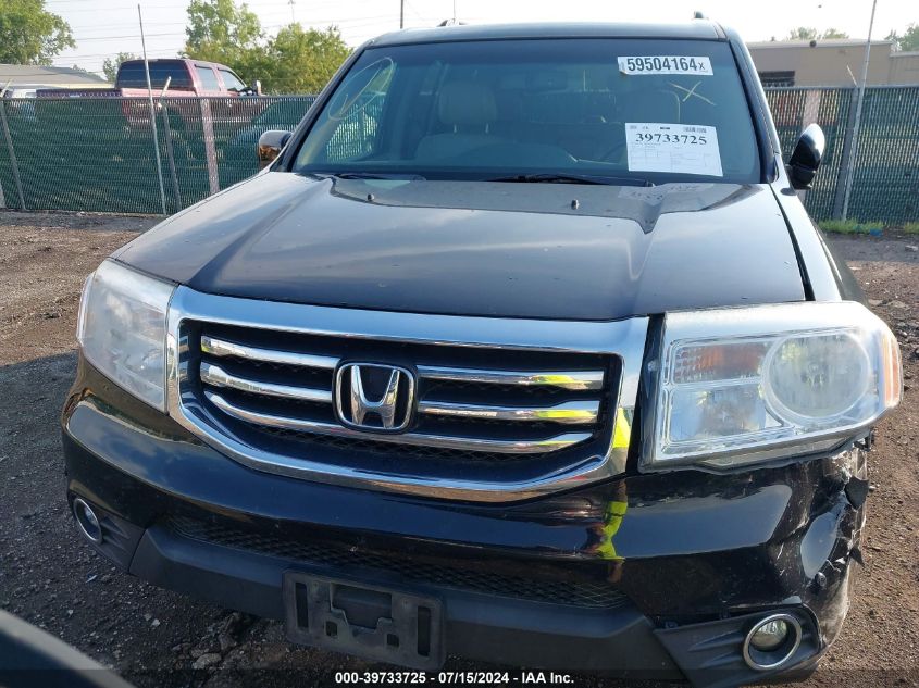 2012 Honda Pilot Touring VIN: 5FNYF4H91CB062962 Lot: 39733725