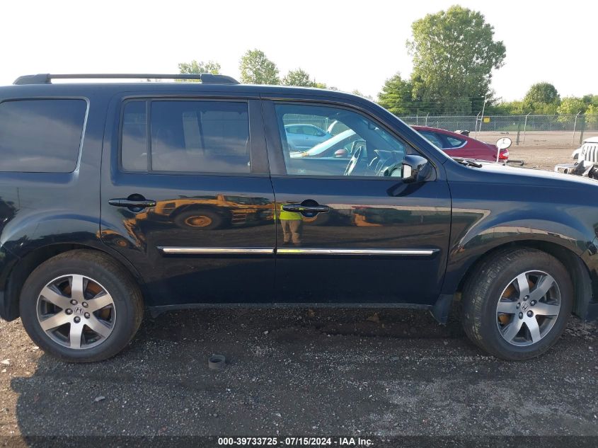 2012 Honda Pilot Touring VIN: 5FNYF4H91CB062962 Lot: 39733725