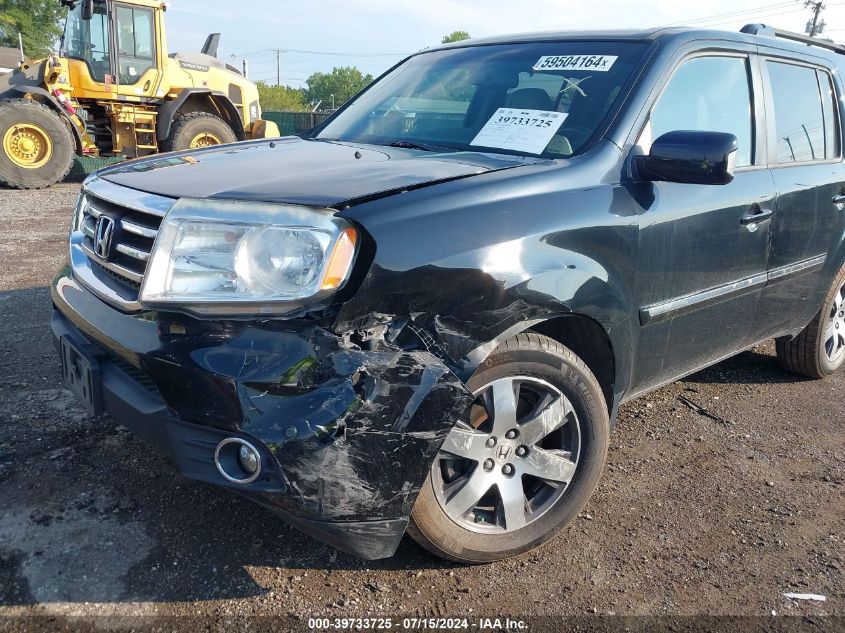 2012 Honda Pilot Touring VIN: 5FNYF4H91CB062962 Lot: 39733725