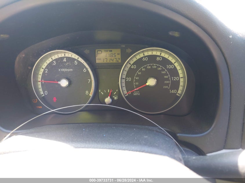 2009 Hyundai Accent Gls VIN: KMHCN46C69U341024 Lot: 39733731