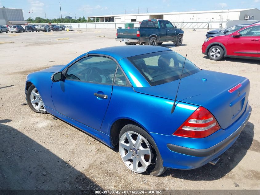 WDBKK49F11F193399 2001 Mercedes-Benz Slk 230 Kompressor