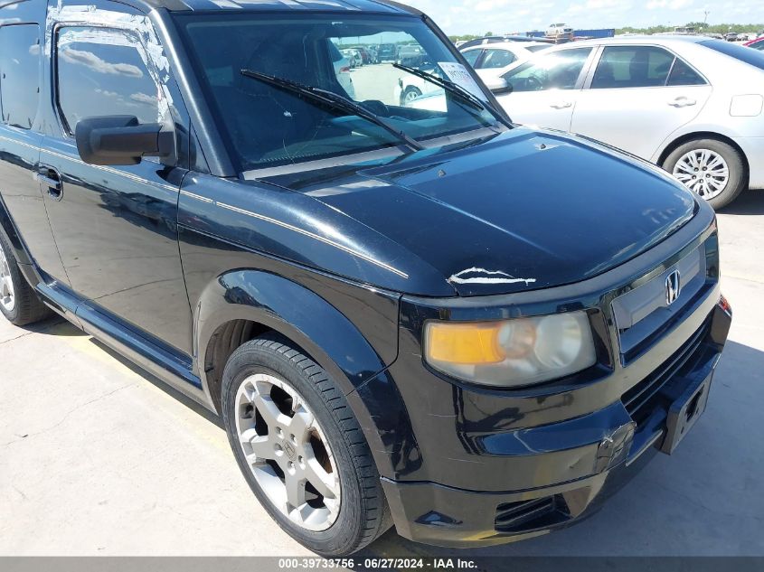 2007 Honda Element Sc VIN: 5J6YH18937L002350 Lot: 39733756