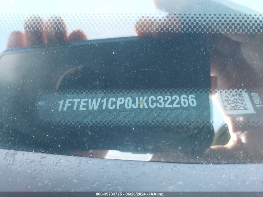 2018 Ford F-150 Xlt VIN: 1FTEW1CP0JKC32266 Lot: 39733775