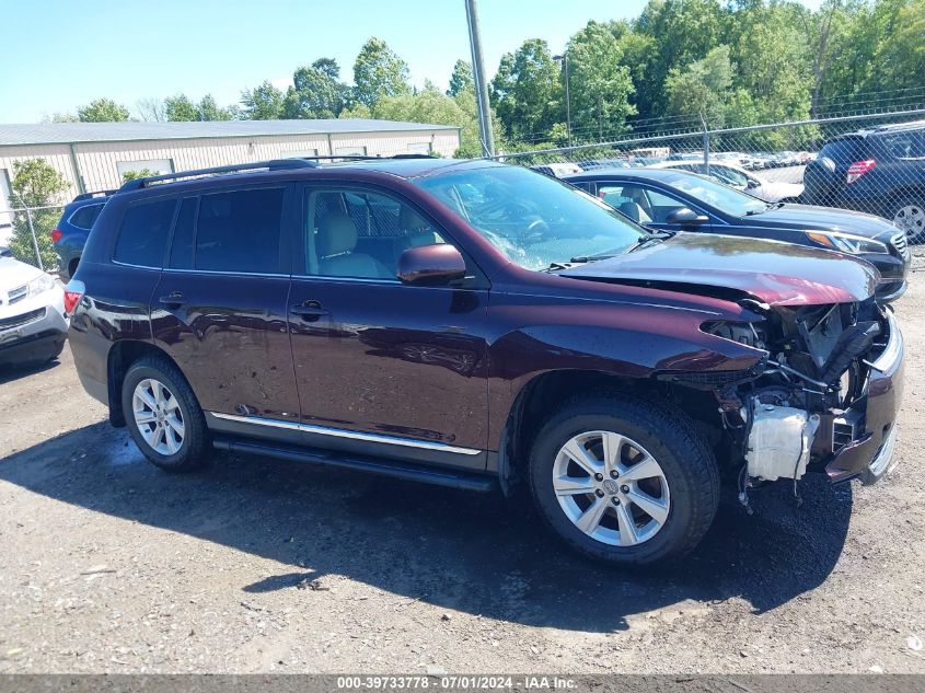 2011 Toyota Highlander Se V6 VIN: 5TDBK3EH9BS070678 Lot: 39733778