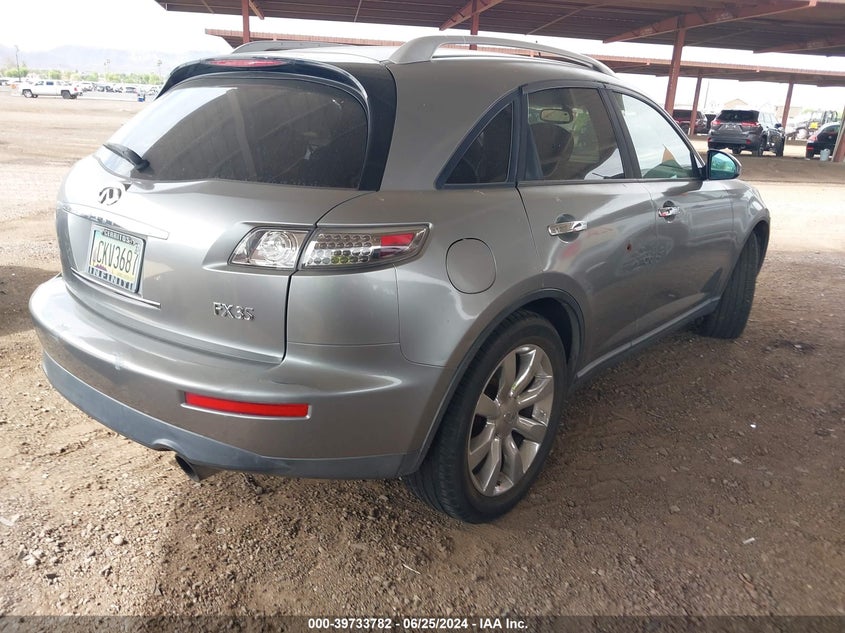 2005 Infiniti Fx35 VIN: JNRAS08U65X105498 Lot: 39733782