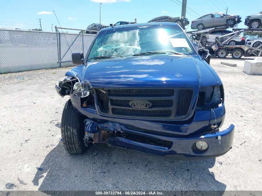 2007 Ford F-150 Stx/Xl/Xlt VIN: 1FTRX12W57NA56748 Lot: 39733794