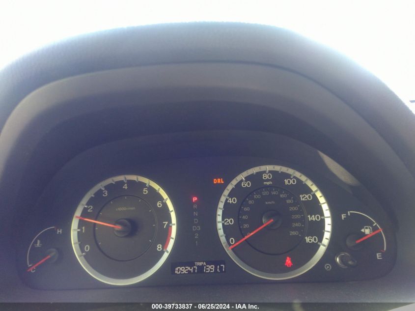 2009 Honda Accord Exl VIN: 1HGCP26859A072578 Lot: 39733837