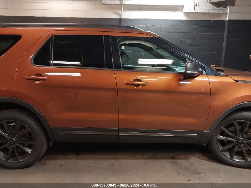 2017 Ford Explorer Xlt VIN: 1FM5K8D81HGC24276 Lot: 39733849