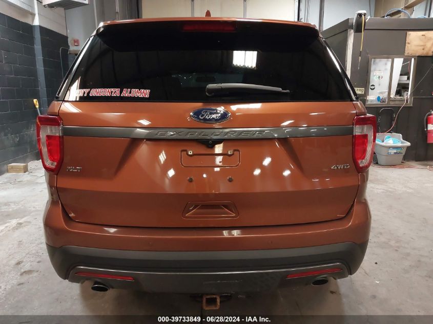 2017 Ford Explorer Xlt VIN: 1FM5K8D81HGC24276 Lot: 39733849