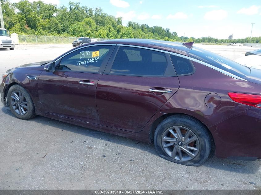 2020 Kia Optima Lx VIN: 5XXGT4L39LG424492 Lot: 39733910